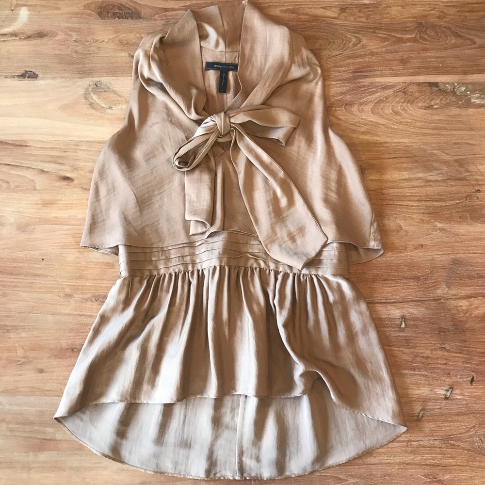 BCBG pussy bow blouse